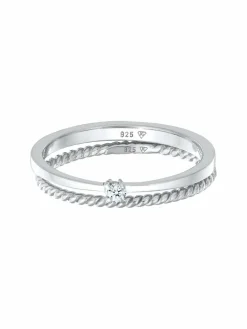 Elli Diamonds Schmuck<Damen Ring silber uni