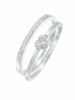 Elli Schmuck<Damen Ring silber uni