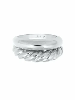 Elli PREMIUM Schmuck<Damen Ring silber uni