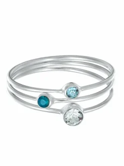 Elli Schmuck<Damen Ring blau uni