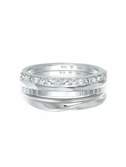 Elli Schmuck<Damen Ring silber uni