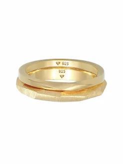 Elli PREMIUM Schmuck<Damen Ring gold uni