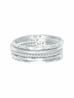 Elli Schmuck<Damen Ring silber uni