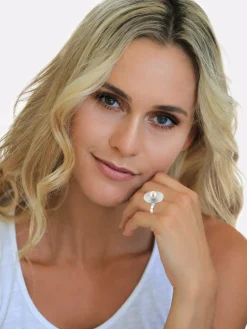 Nenalina Schmuck<Damen Ring silber uni