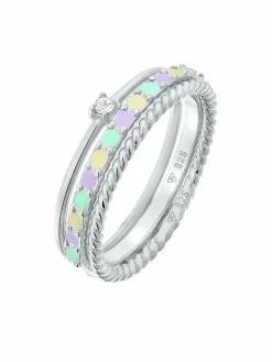 Elli Schmuck<Damen Ring silber uni