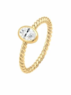 Elli PREMIUM Schmuck<Damen Ring gold uni
