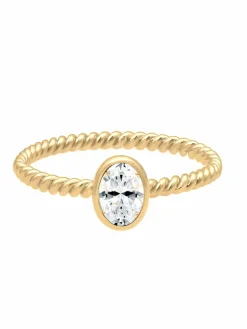 Elli PREMIUM Schmuck<Damen Ring gold uni