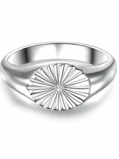 Glanzstücke München Schmuck<Damen Ring - Geometrische Form silber uni