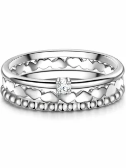 Damen Glanzstücke München Schmuck>Damen Ring - Herz/Kugel