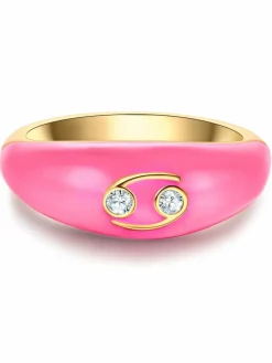 Glanzstücke München Schmuck<Damen Ring - Sternzeichen Krebs gold uni