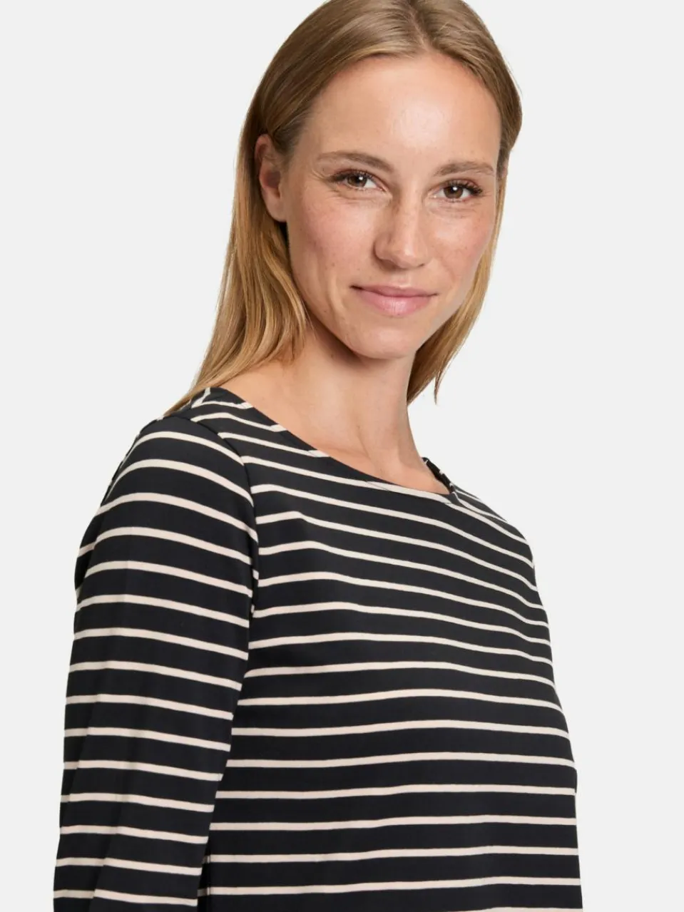 Betty Barclay Shirts & Tops<Damen Ringelshirt schwarz mehrfarbig gestreift