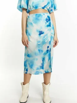 IZIA Röcke<Damen Rock blau uni