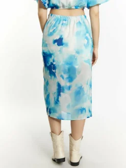 IZIA Röcke<Damen Rock blau uni