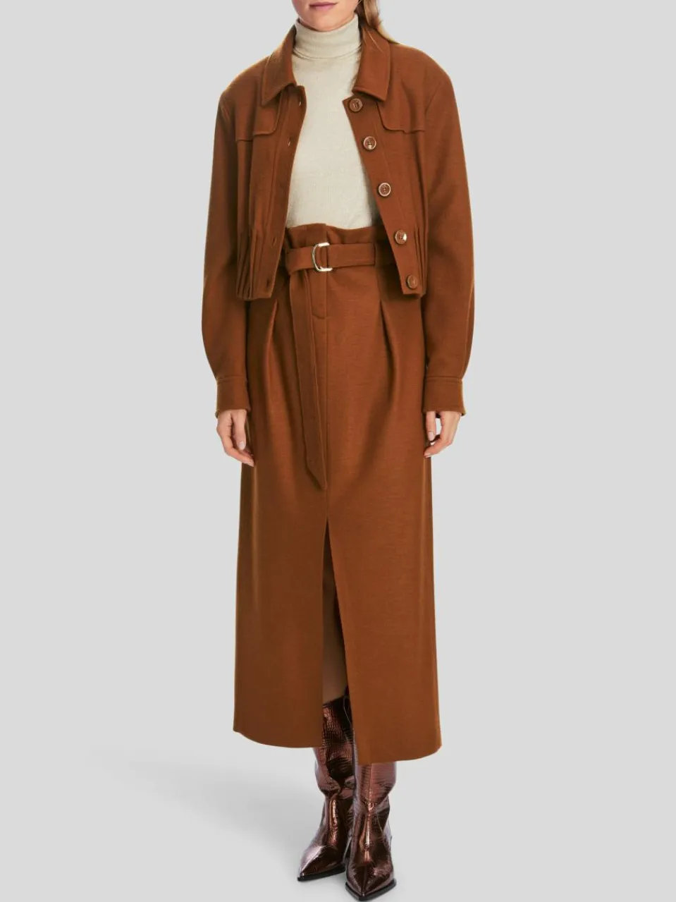 Marc Cain Röcke<Damen Rock braun uni