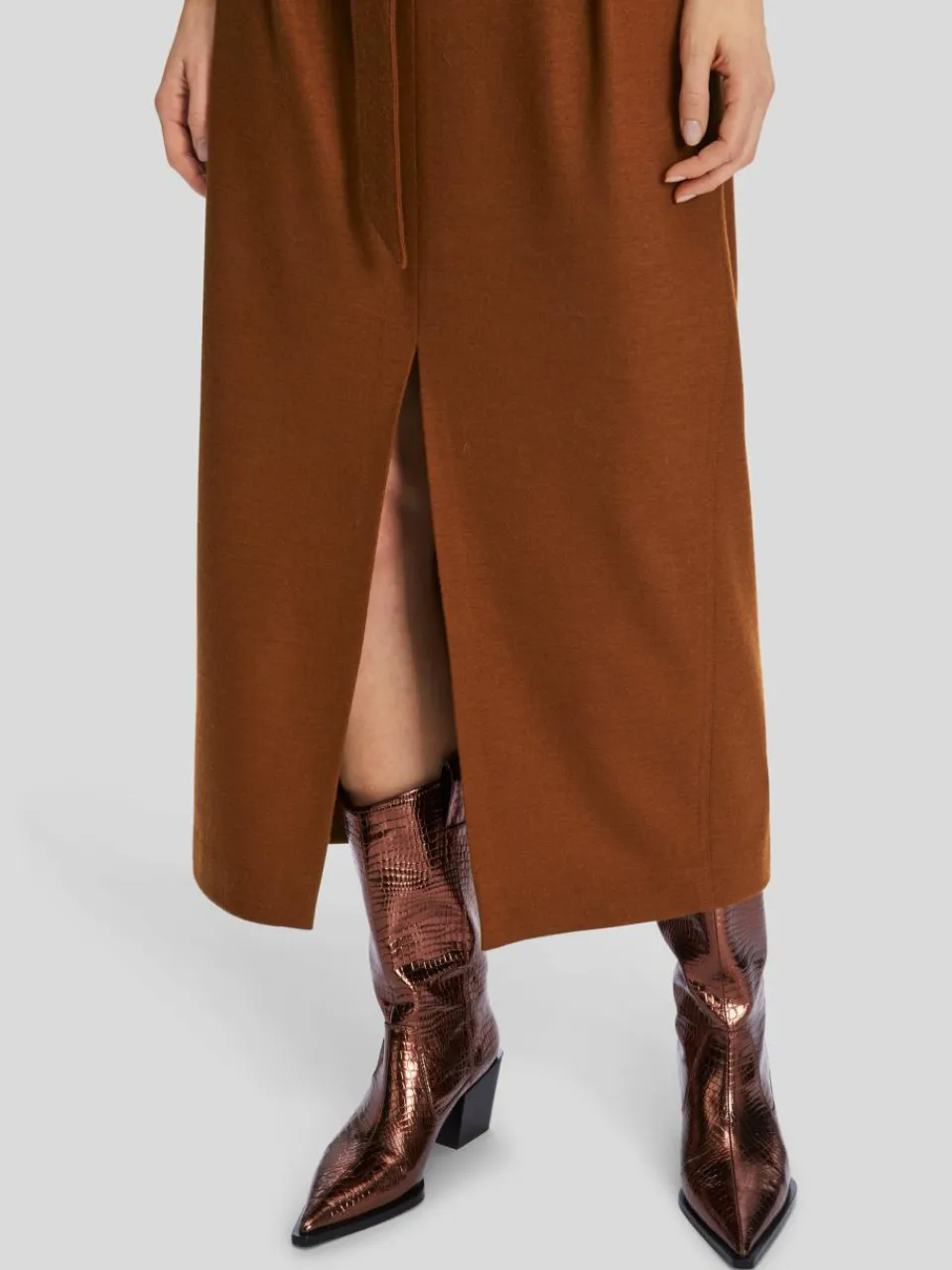 Marc Cain Röcke<Damen Rock braun uni