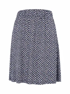 zero Röcke<Damen Rock blau gemustert