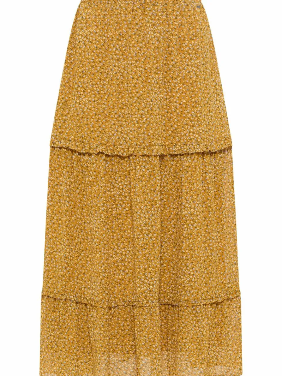 Dreimaster Röcke<Damen Rock gelb gemustert