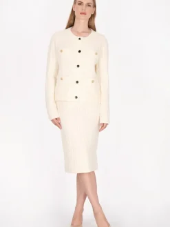 Dreimaster Röcke<Damen Rock weiß uni