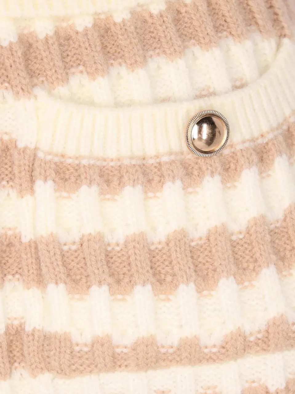 Faina Röcke<Damen Rock beige gestreift