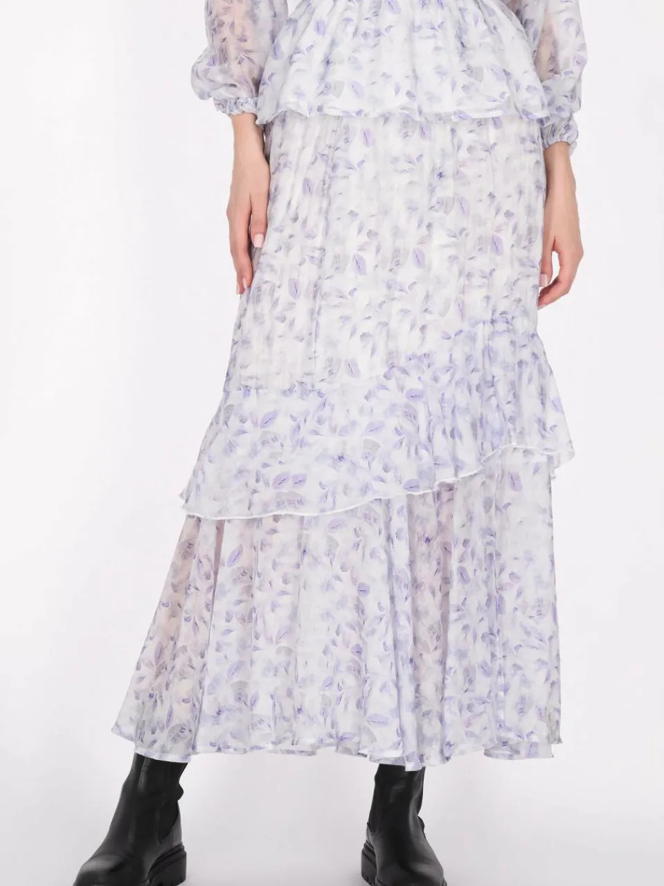 Dreimaster Röcke<Damen Rock blau gemustert