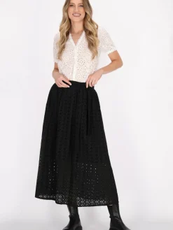 Dreimaster Röcke<Damen Rock schwarz uni