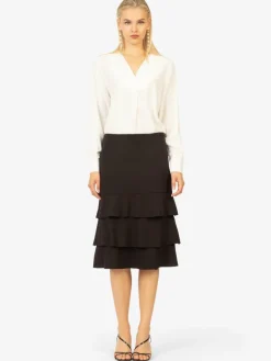 Kraimod Röcke<Damen Rock schwarz uni