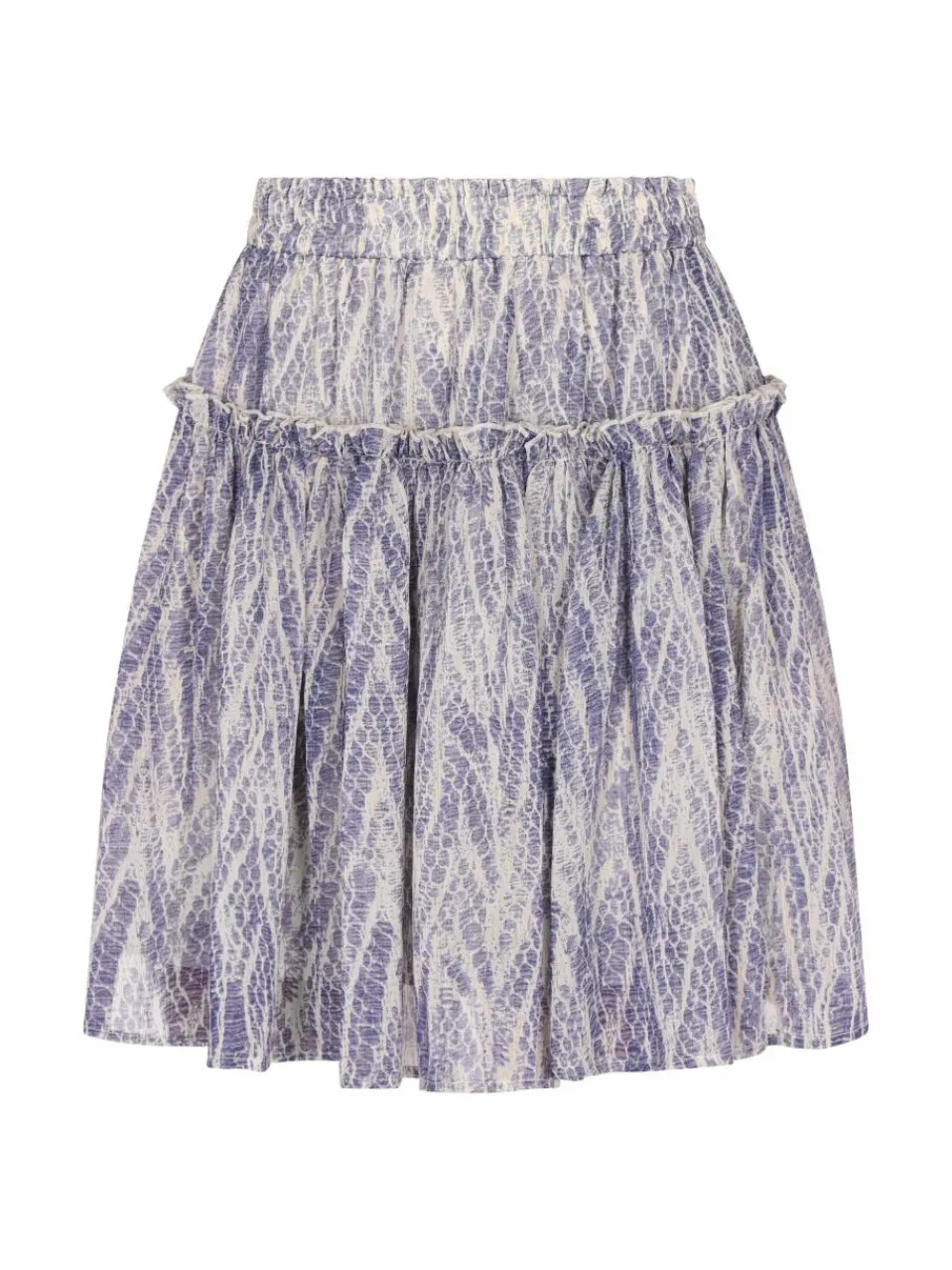 Faina Röcke<Damen Rock blau gemustert