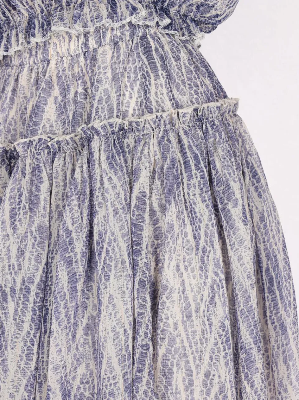 Faina Röcke<Damen Rock blau gemustert