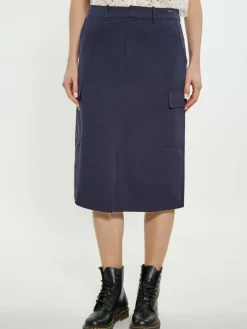 Dreimaster Röcke<Damen Rock marine uni