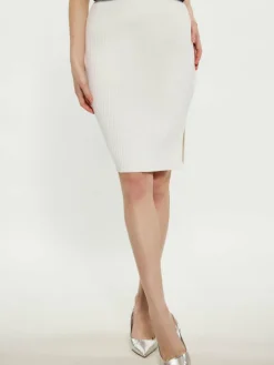 MyMo Röcke<Damen Rock weiß uni