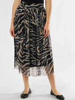 Franco Callegari Röcke<Damen Rock marine beige gemustert