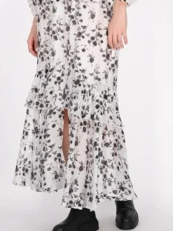 Dreimaster Röcke<Damen Rock weiß gemustert