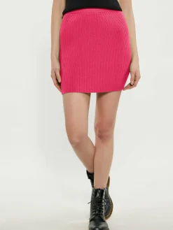 MyMo Röcke<Damen Rock pink uni