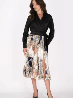 Faina Röcke<Damen Rock blau uni