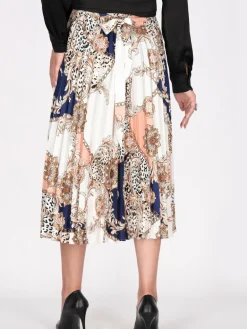 Faina Röcke<Damen Rock blau uni