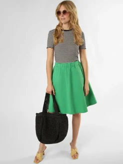 Marie Lund Röcke<Damen Rock gras uni