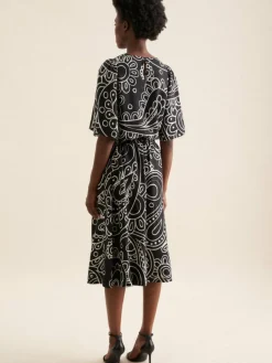 Seidensticker Röcke<Damen Rock - Paisley schwarz gemustert