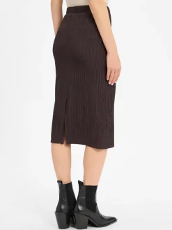 Opus Röcke<Damen Rock - Rilasa schoko strukturiert