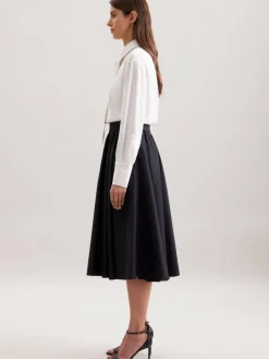 Seidensticker Röcke<Damen Rock - Uni blau uni