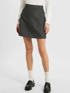 Damen Vila Röcke>Damen Rock mit Wollanteil - Viocto