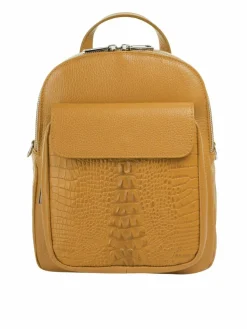 Cluty Taschen & Rucksäcke<Damen Rucksack gelb uni