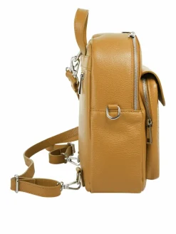 Cluty Taschen & Rucksäcke<Damen Rucksack gelb uni