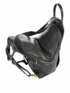piké Taschen & Rucksäcke<Damen Rucksack schwarz uni