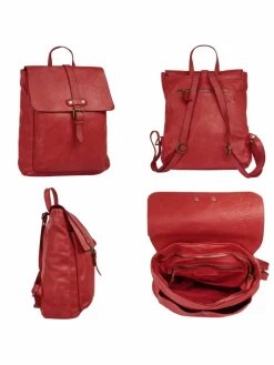 Samantha Look Taschen & Rucksäcke<Damen Rucksack rot uni