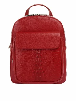 Cluty Taschen & Rucksäcke<Damen Rucksack rot uni
