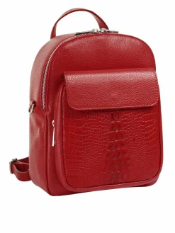 Cluty Taschen & Rucksäcke<Damen Rucksack rot uni