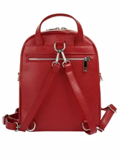 Cluty Taschen & Rucksäcke<Damen Rucksack rot uni