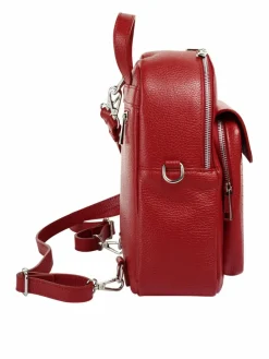 Cluty Taschen & Rucksäcke<Damen Rucksack rot uni