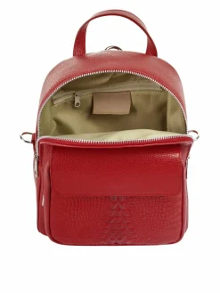 Cluty Taschen & Rucksäcke<Damen Rucksack rot uni