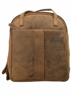 BAGAN Taschen & Rucksäcke<Damen Rucksack braun uni